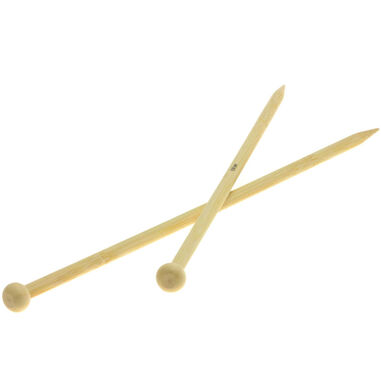 Lana Grossa Breinaalden met Knop Bamboe dikte 8,0