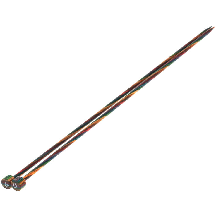 Lana Grossa Breinaalden met Knop Designer Hout Color dikte 4,5/35cm