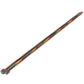 Lana Grossa Breinaalden met Knop Designer Hout Color dikte 6,0/35cm