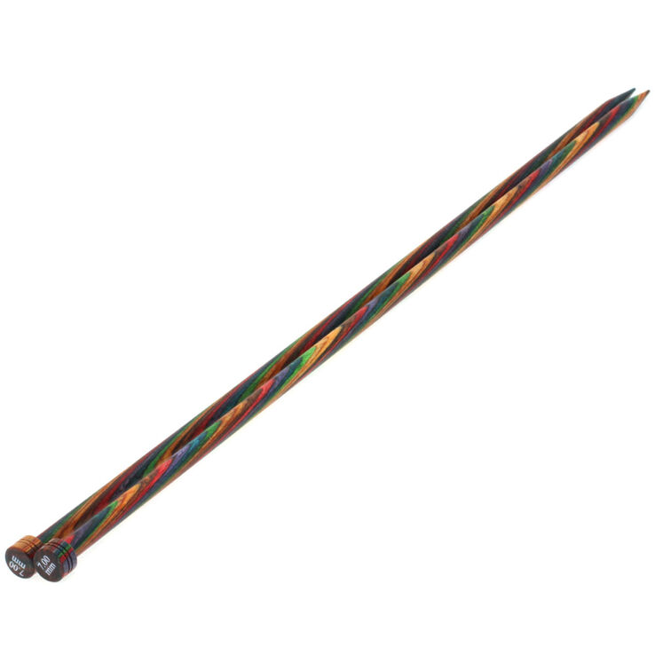 Lana Grossa Breinaalden met Knop Designer Hout Color dikte 7,0/35cm