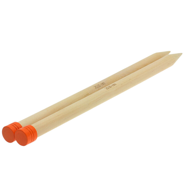 Lana Grossa Breinaalden met knop Jumbo dikte20,0