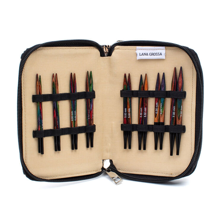 Lana Grossa Naalden Set (kort) Design hout