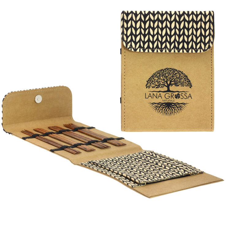 Lana Grossa Set van naalden zonder knop Naturale 15 cm