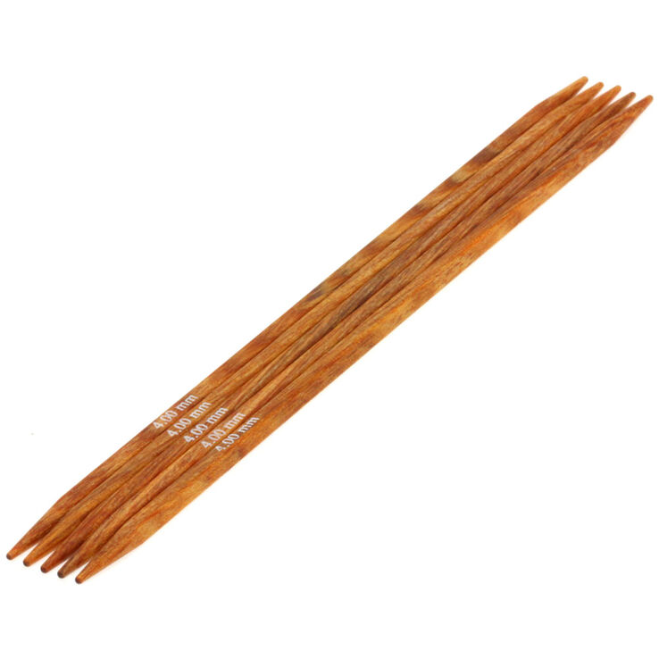 Lana Grossa Kousenbreinaalden Designer Hout Quattro dikte 4,0/15cm