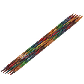 Lana Grossa Kousenbreinaalden Designer Hout Multicolor dikte 4,0/15cm
