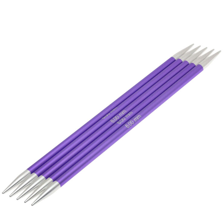 Lana Grossa Kousenbreinaalden Aluminium Rainbow dikte 6,0/20cm