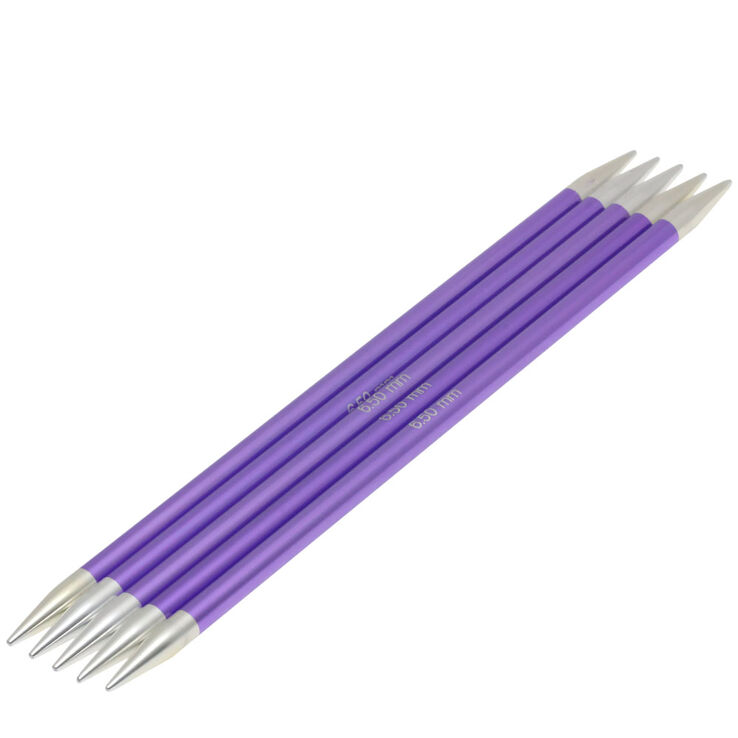 Lana Grossa Kousenbreinaalden Aluminium Rainbow dikte 6,5/20cm