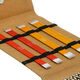 Lana Grossa Set van naalden zonder knop Aluminium Rainbow 15 cm (bruin)