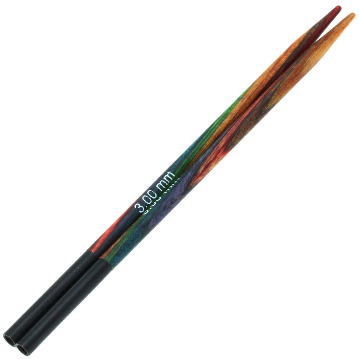 Lana Grossa Naald punten Vario design hout Multicolor dikte 3,0 kort