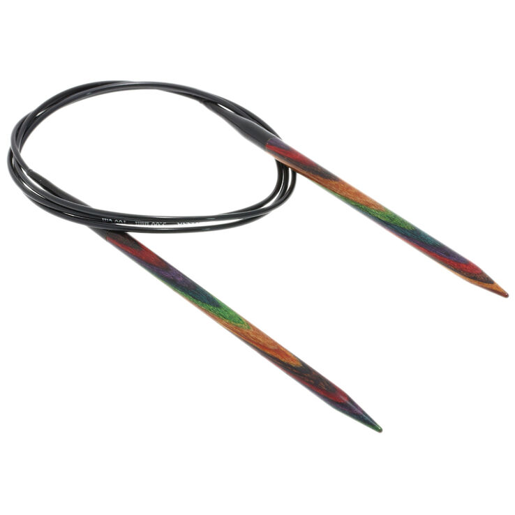 Lana Grossa Rondbreinaalden Designer Hout Multicolor dikte 5,0/100cm