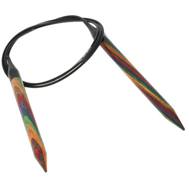 Lana Grossa Rondbreinaalden Designer Hout Multicolor dikte 8,0/100cm