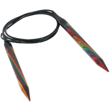 Lana Grossa Rondbreinaalden Designer Hout Multicolor dikte 9,0/100cm