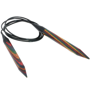 Lana Grossa Rondbreinaalden Designer Hout Multicolor dikte 12,0/120cm