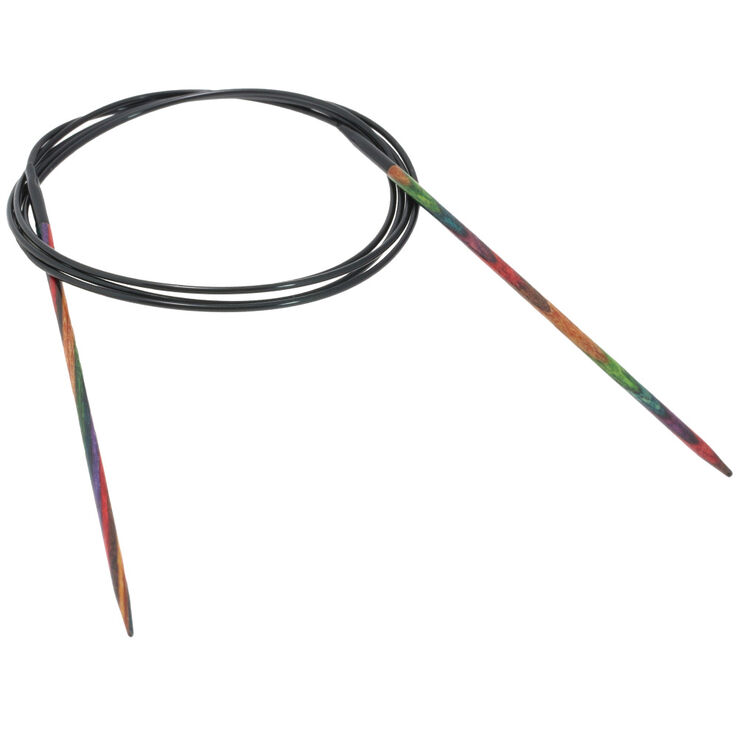 Lana Grossa Rondbreinaalden Designer Hout Multicolor dikte 2,5/120cm