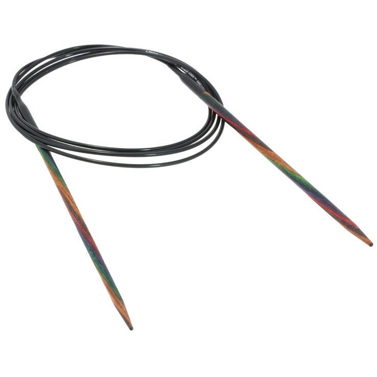 Lana Grossa Rondbreinaalden Designer Hout Multicolor dikte 3,25/120cm