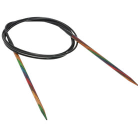 Lana Grossa Rondbreinaalden Designer Hout Multicolor dikte 3,5/120cm