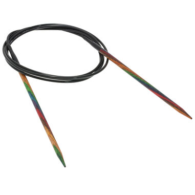 Lana Grossa Rondbreinaalden Designer Hout Multicolor dikte 3,5/120cm