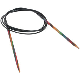 Lana Grossa Rondbreinaalden Designer Hout Multicolor dikte 3,75/120cm