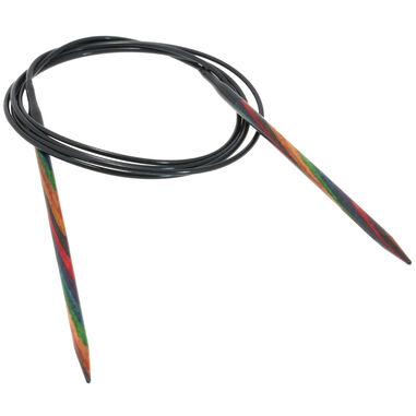 Lana Grossa Rondbreinaalden Designer Hout Multicolor dikte 4,5/120cm
