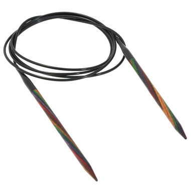 Lana Grossa Rondbreinaalden Designer Hout Multicolor dikte 5,0/120cm