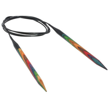 Lana Grossa Rondbreinaalden Designer Hout Multicolor dikte 8,0/120cm