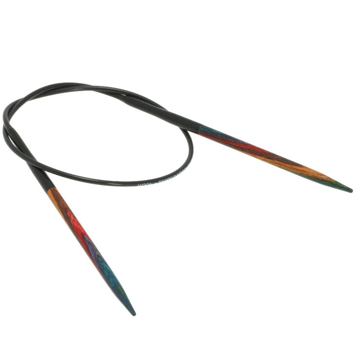 Lana Grossa Rondbreinaalden Designer Hout Multicolor dikte 4,0/40cm