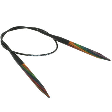 Lana Grossa Rondbreinaalden Designer Hout Multicolor dikte 5,5/40cm