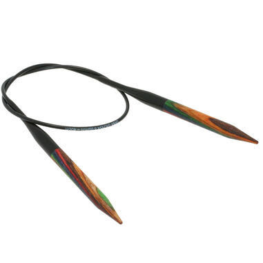 Lana Grossa Rondbreinaalden Designer Hout Multicolor dikte 6,0/40cm