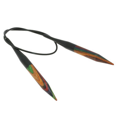 Lana Grossa Rondbreinaalden Designer Hout Multicolor dikte 8,0/40cm