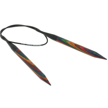 Lana Grossa Rondbreinaalden Designer Hout Multicolor dikte 10,0/60cm
