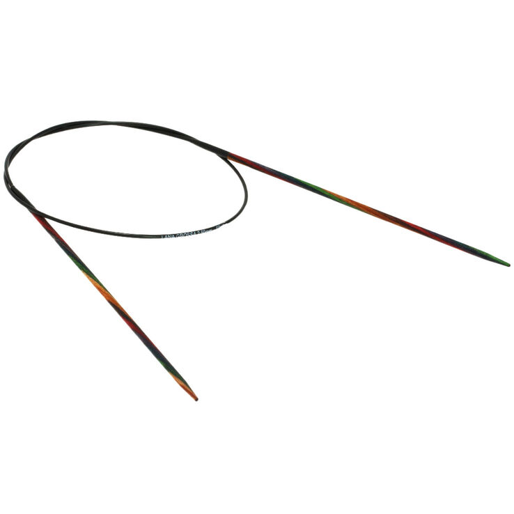 Lana Grossa Rondbreinaalden Designer Hout Multicolor dikte 2,5/60cm
