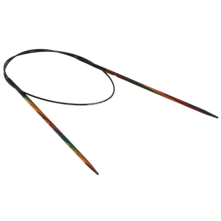 Lana Grossa Rondbreinaalden Designer Hout Multicolor dikte 3,0/60cm