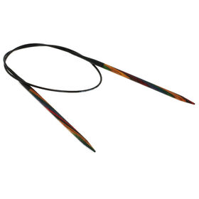 Lana Grossa Rondbreinaalden Designer Hout Multicolor dikte 4,5/60cm