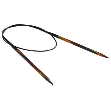 Lana Grossa Rondbreinaalden Designer Hout Multicolor dikte 4,5/60cm