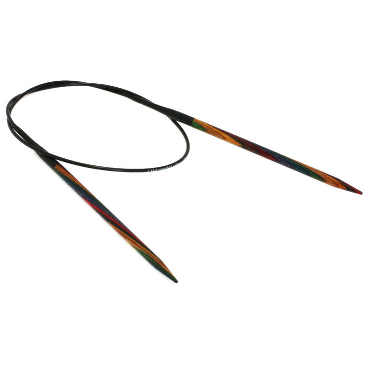 Lana Grossa Rondbreinaalden Designer Hout Multicolor dikte 4,5/60cm