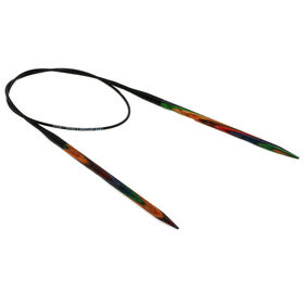 Lana Grossa Rondbreinaalden Designer Hout Color dikte 5,0/60cm