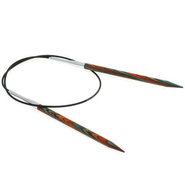 Lana Grossa Rondbreinaalden Designer Hout Multicolor dikte 5,5/60cm