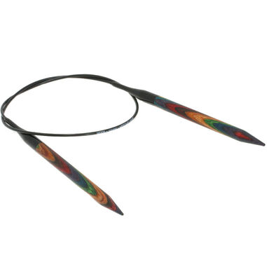 Lana Grossa Rondbreinaalden Designer Hout Multicolor dikte 7,0/60cm