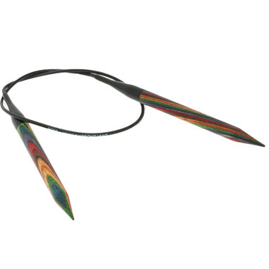 Lana Grossa Rondbreinaalden Designer Hout Multicolor dikte 9,0/60cm