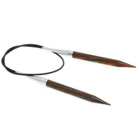 Lana Grossa Rondbreinaalden Designer Hout Color dikte 9,0/60cm