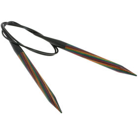 Lana Grossa Rondbreinaalden Designer Hout Multicolor dikte 10,0/80cm