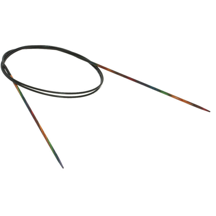 Lana Grossa Rondbreinaalden Designer Hout Multicolor dikte 2,0/80cm