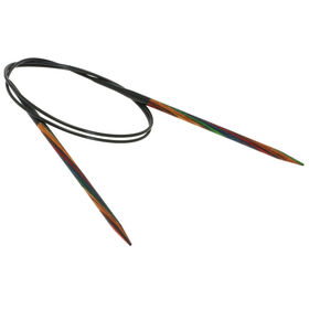 Lana Grossa Rondbreinaalden Designer Hout Multicolor dikte 4,5/80cm