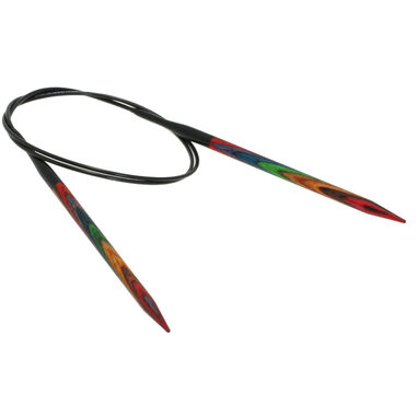 Lana Grossa Rondbreinaalden Designer Hout Multicolor dikte 5,5/80cm