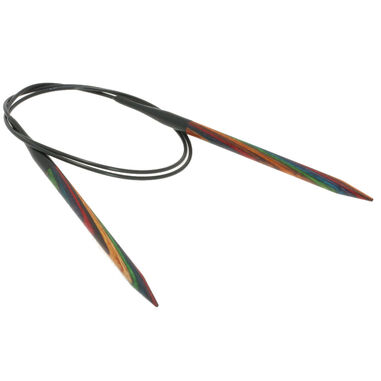 Lana Grossa Rondbreinaalden Designer Hout Multicolor dikte 6,0/80cm