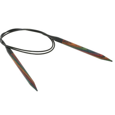 Lana Grossa Rondbreinaalden Designer Hout Multicolor dikte 7,0/80cm