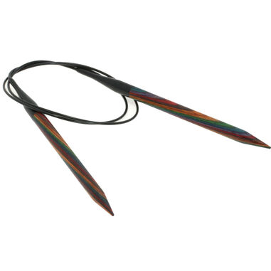 Lana Grossa Rondbreinaalden Designer Hout Multicolor dikte 8,0/80cm