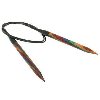 Lana Grossa Rondbreinaalden Designer Hout Multicolor dikte 9,0/80cm