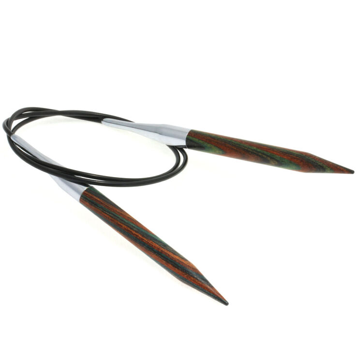 Lana Grossa Rondbreinaalden Designer Hout Color dikte 9,0/80cm