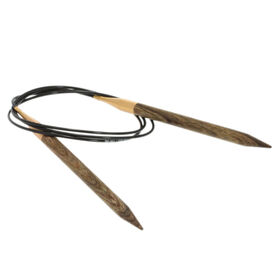 Lana Grossa Rondbreinaalden Designer Hout Signal dikte 7,0/100cm